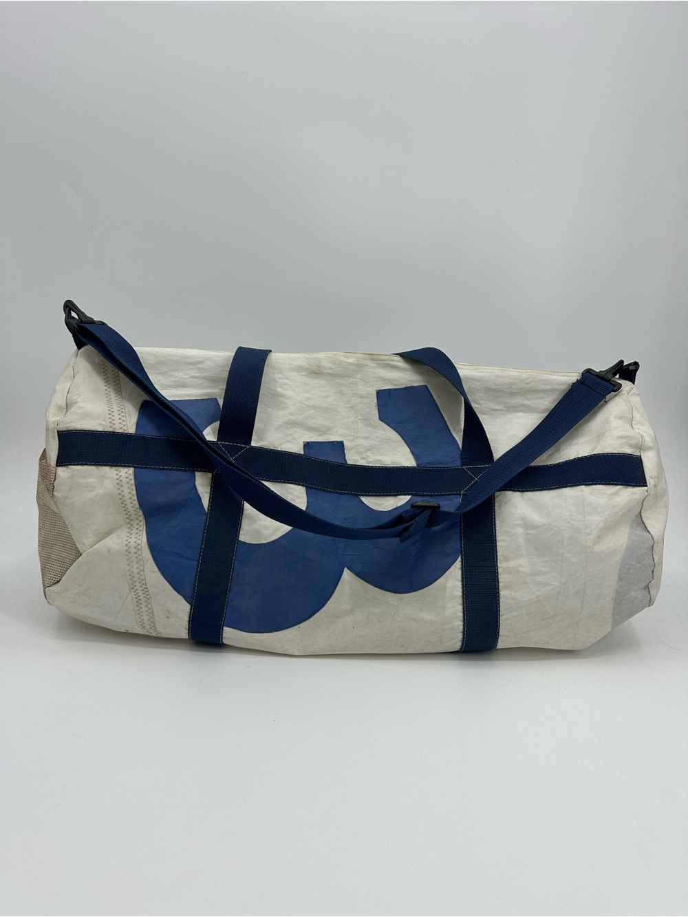 Navy & White Sailcloth Duffel Bag - Picture 6 of 16